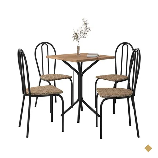 Conjunto Mesa com 4 Cadeiras Artefamol Thais - 3009