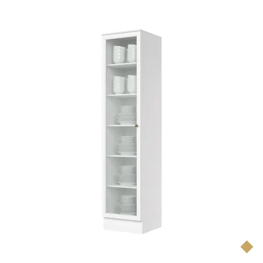 Cristaleira 1 Porta 50 cm Henn Americana