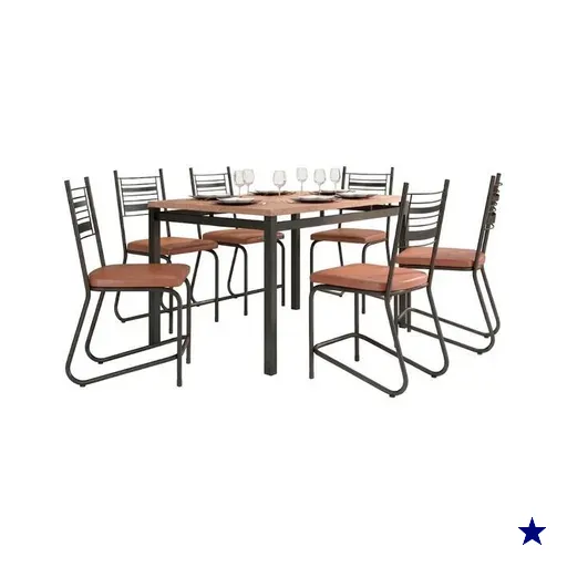 Conjunto Mesa com 6 Cadeiras Artefamol Sevilha