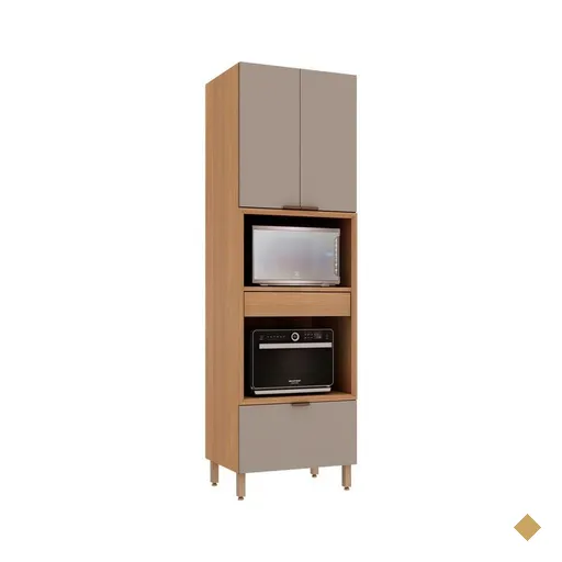 Torre Quente 2 Portas 2 Nichos 70 cm Luciane Vitra