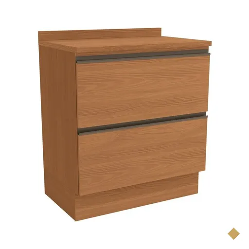 Balcão 2 Gavetas 80 cm com Tampo Kappesberg Maxxi - CB551