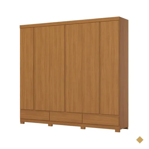 Guarda-Roupa 6 Portas 9 Gavetas Henn Imperial