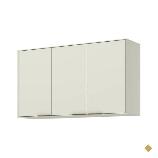 Armário Aéreo 120 cm 3 Portas Henn Fineze - C654
