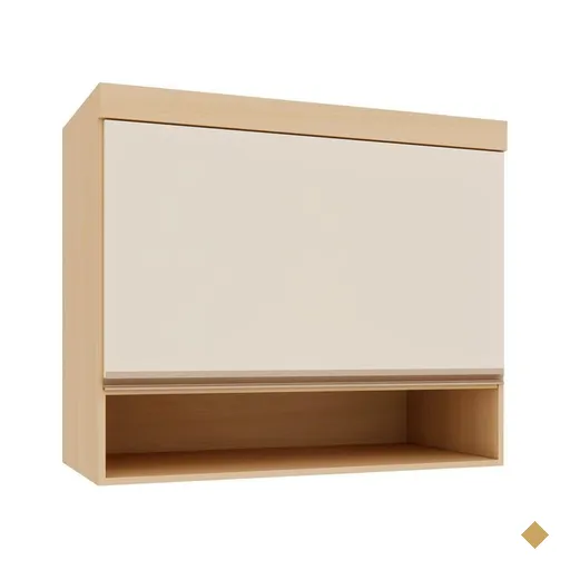 Armário Aéreo Solteiro 97 cm 1 Porta Luciane Mônaco