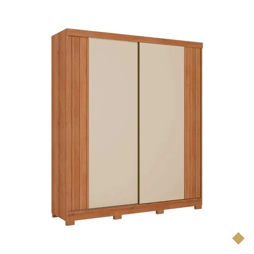 Guarda-Roupa 2 Portas 3 Gavetas THB Siena, MDF