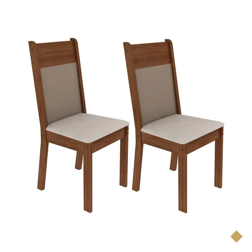 Kit 2 Cadeiras 4280 Madesa