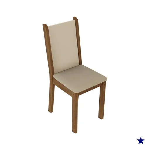 Kit 6 Cadeiras 4291 Madesa