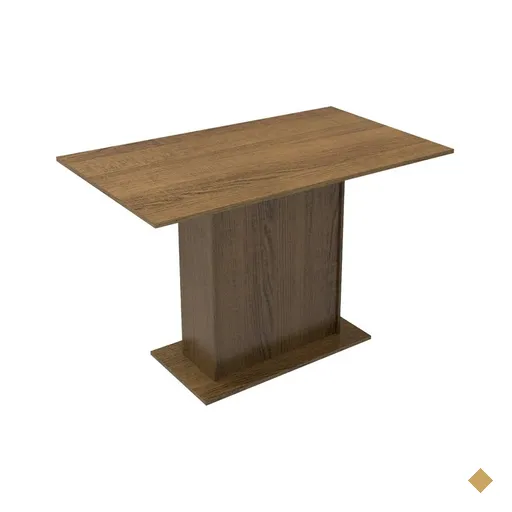 Mesa Madesa com Tampo de Madeira 5329