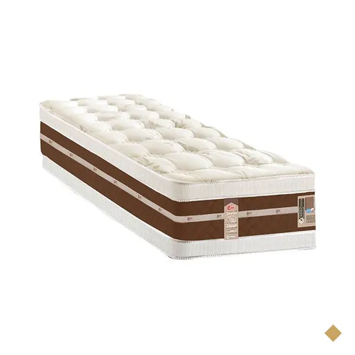 Colchão Castor Solteiro Silver Star Air Double Face Híbrido 100x200x34cm