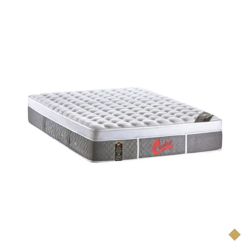 Colchão Castor King Plush Light Stress One Face Pocket 180x200x34cm