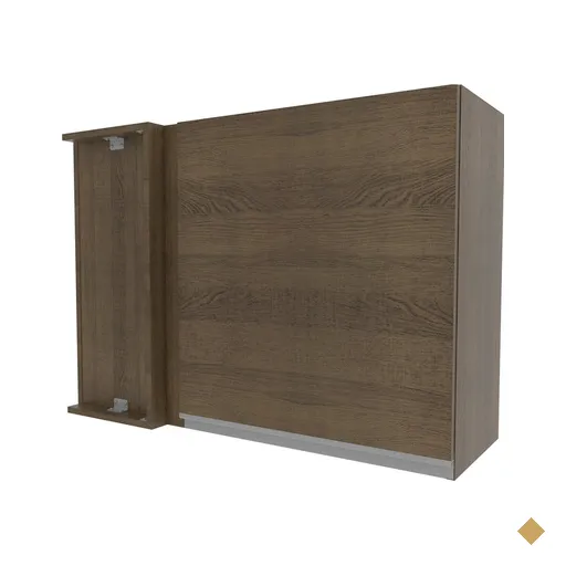 Armário de Cozinha Aéreo de Canto 1 Porta Rustic Glamy Madesa