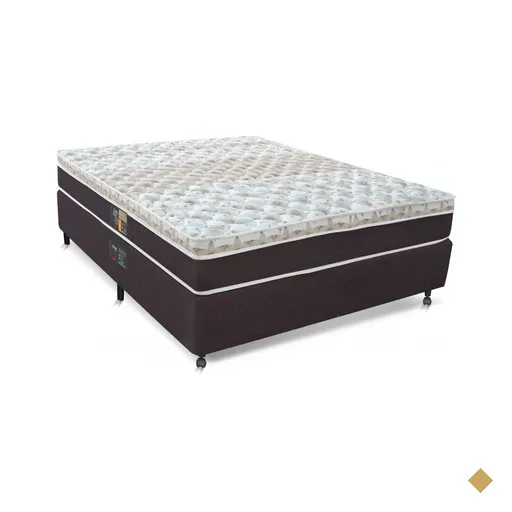 Cama Box + Colchão Castor Casal Class One Face Híbrido 138x188x52cm