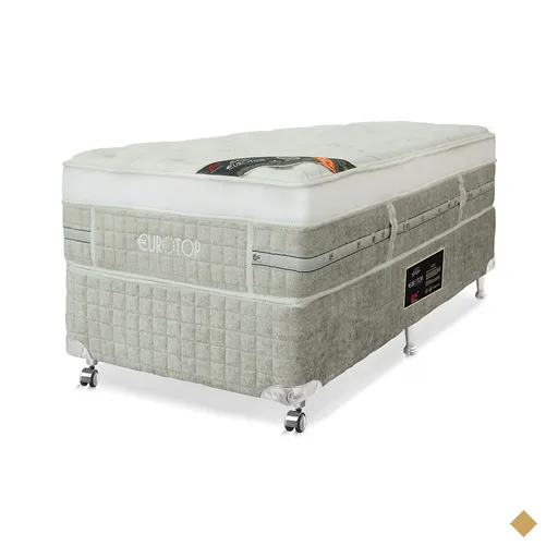 Cama Box + Colchão Castor Solteiro Eurotop Summer e Winter One Face Pocket…