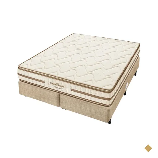 Conjunto Box Super King Espuma D33 Americanflex Clinoflex Bambu 193x203x61cm