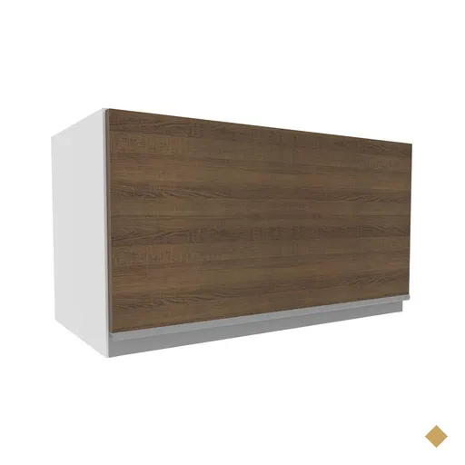 Armário de Cozinha Aéreo 1 Porta Suspensa Branco/Rustic Glamy Madesa