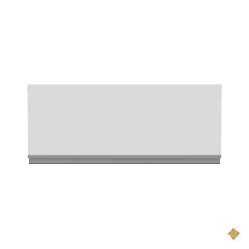 Armário de Cozinha Aéreo 80 cm 1 Porta Rustic/Branco Glamy Madesa