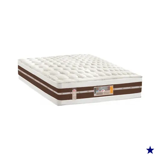 Colchão Castor Casal Silver Star Air Double Face Híbrido 138x188x34cm
