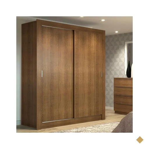 Guarda-Roupa Solteiro Madesa Dallas 2 Portas de Correr 2 Gavetas