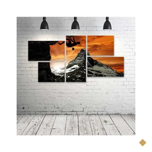 Quadro Decorativo - Freeman - Composto de 5 Quadros