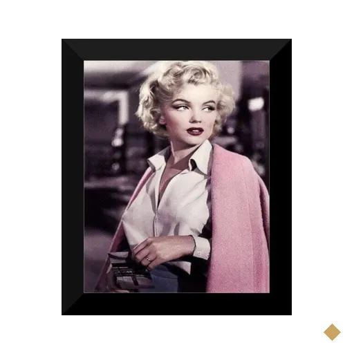 Quadros Salão De Beleza Marilyn 3 Uni 25X30Cm Com Vidro Sa21