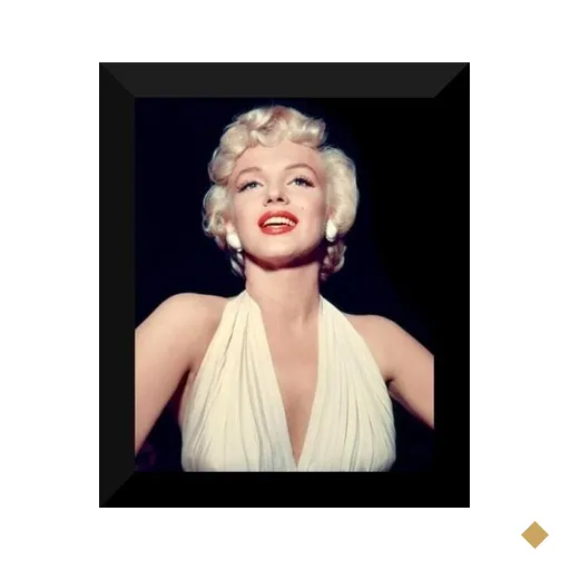 Quadros Salão De Beleza Marilyn 2 Und. 25X30Cm Vidro Sa16