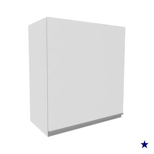 Armário De Cozinha Aéreo 100% MDF 60 cm Porta Branco Brilho Acordes Madesa