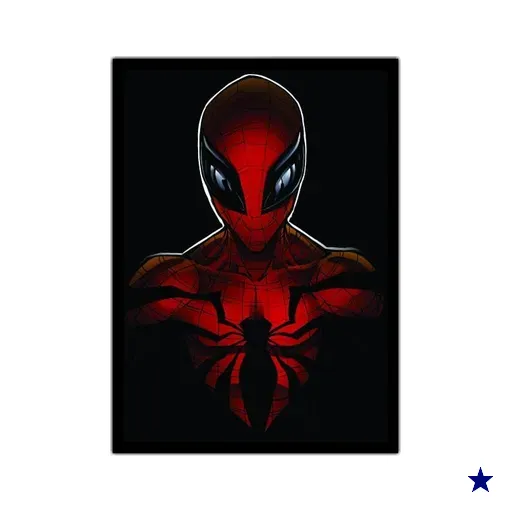 Quadro Decorativo Homem Aranha Super Heróis Com Moldura G1