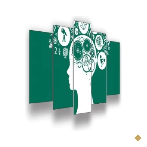 Quadro Decorativo Eco Decor Psicologia 01 Mod415 5 Peças