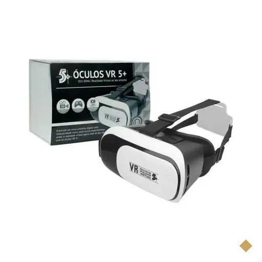 Óculos De Realidade Virtual 3D - Vr Box 5+