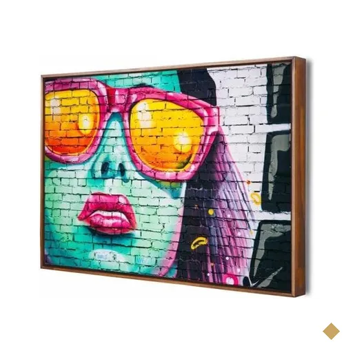 Quadro Arte Urbana Grafite Moderno 60X40Cm C014