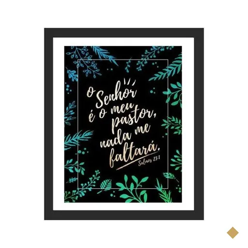 Quadro Jesus O Senhor é meu pastor