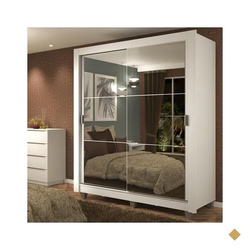 Guarda-Roupa de Solteiro - Madesa Dallas Plus com 2 Portas de Correr com…