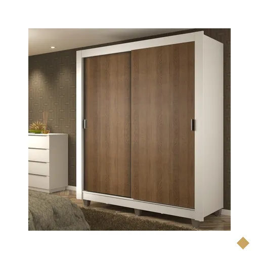 Guarda-Roupa Solteiro Madesa Dallas Plus com 2 Portas de Correr e 4 Gavetas com…