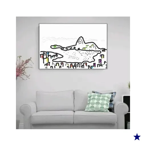 Quadro Tela Abstrato Sala Pintado Rio De Janeiro Pintura