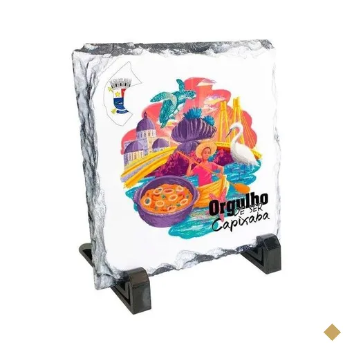 Quadro De Pedra Bandeira Vitória Orgulho Ser Capixaba