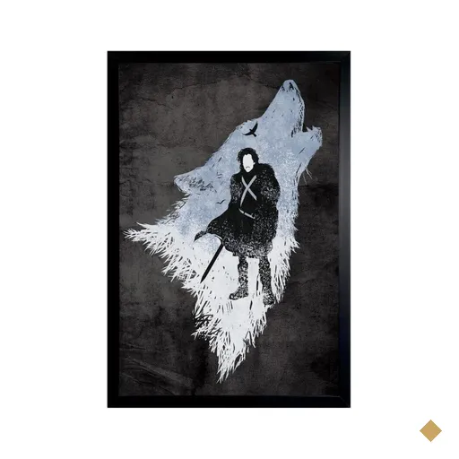 Quadros decorativos Game of Thrones Jon Snow