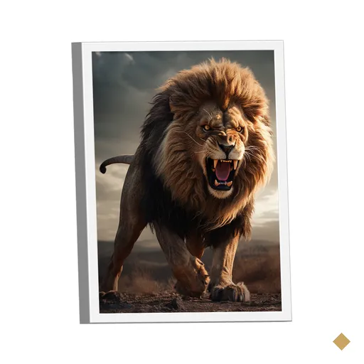 Quadro Angry Lion -- BR ARTES