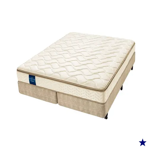 Conjunto Box Super King Molas Ensacadas Americanflex Gold Gel 193x203x64cm