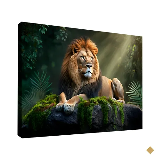 Quadro Leão Selvagem -- BR ARTES