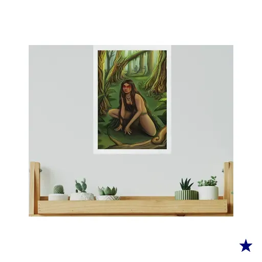 Quadro Decorativo Comadre Fulozinha 45x34cm:moldura Branca