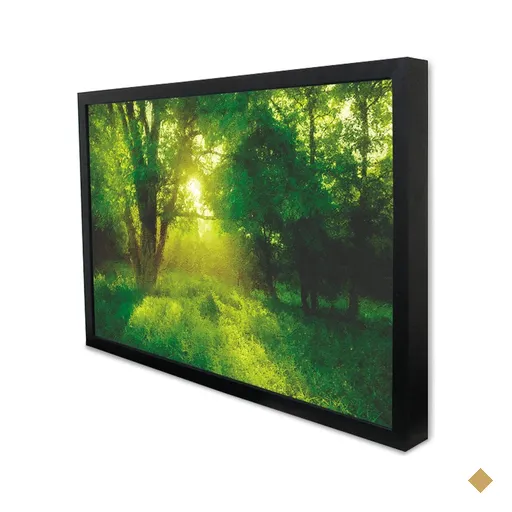 Quadro Decorativo Caixa Alta com Vidro Floral Natureza TaColado Moldura Preta…