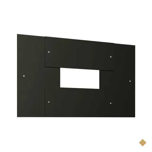 Painel para TV até 58 Polegadas Madesa - Branco/Preto