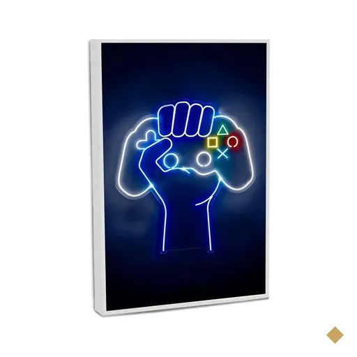 Quadro Decorativo Control com Moldura Filete