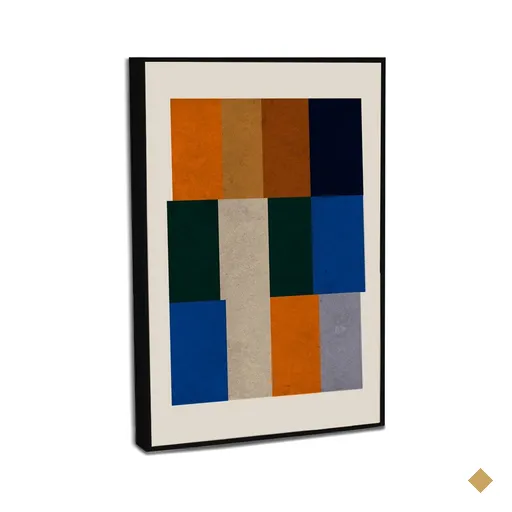 Quadro Decorativo Vibra Arte com Moldura Filete