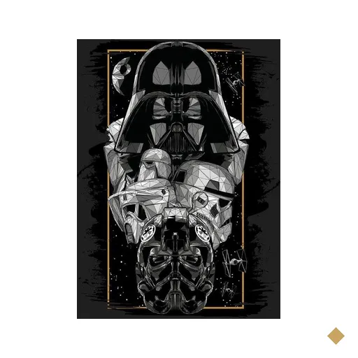 Quadro em Lona Star Wars 60x90cm