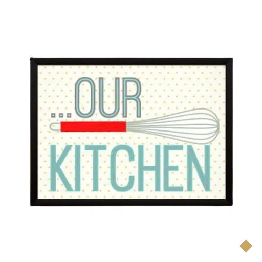 Quadro Decorativo Our Kitchen 60x40Cm