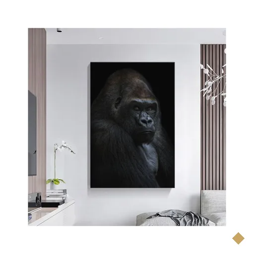 Quadro Gorilla - Tela Única Decor Arte RJ