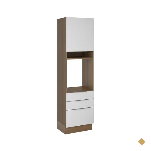 Torre Quente Madesa Stella 60 cm 1 Porta 3 Gavetas