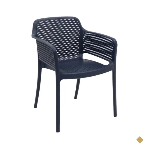 Cadeira Tramontina Gabriela Azul Navy em Polipropileno e Fibra de Vidro