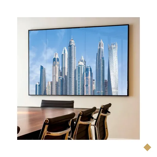 Quadro Decorativo Arquitetura Prédios Industriais em Moldura Caixa Tacolado…
